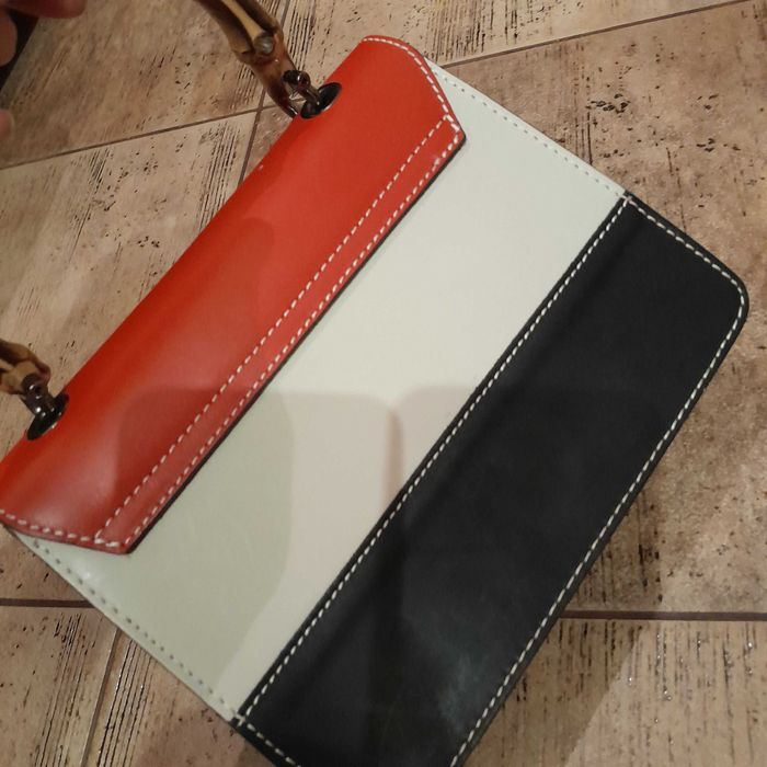 Сумка Genuine Leather жіноча форматна крос боді з натуральної шкіри