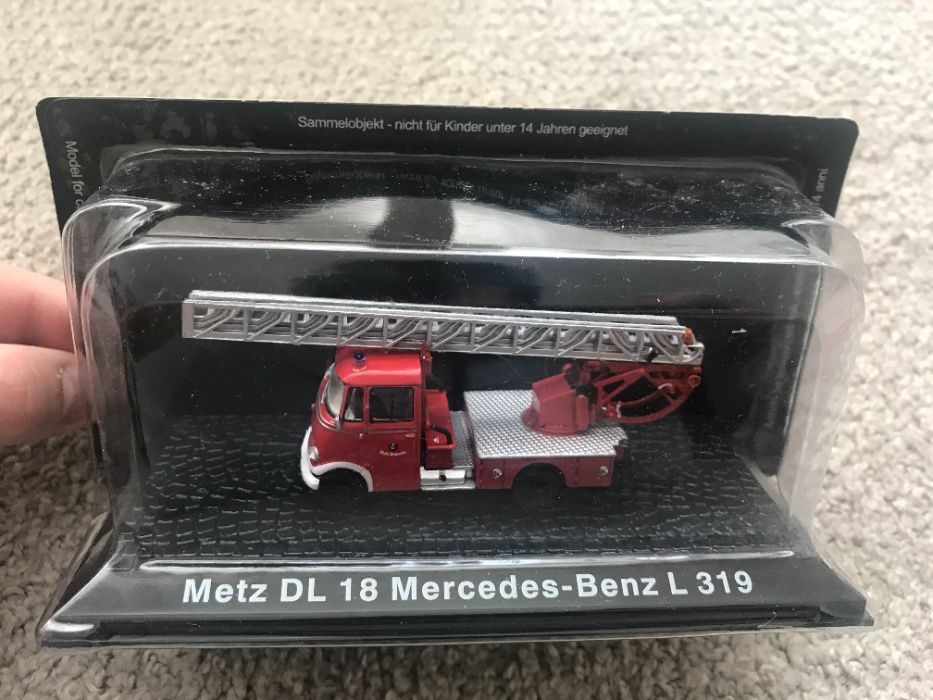 Mercedes-Benz L319 Metz DL18 Bombeiros 1:72 Altaya