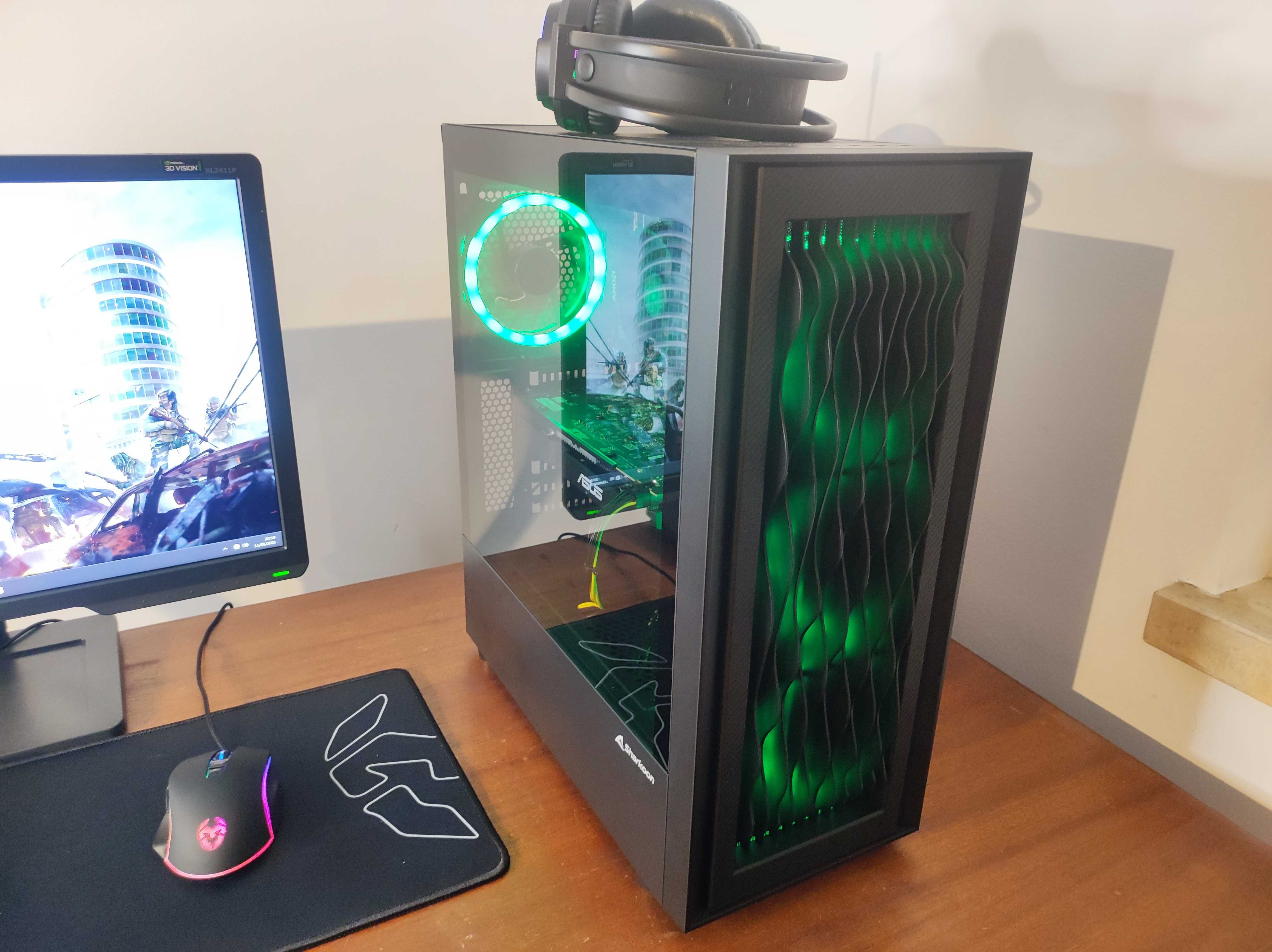 PC Gaming Ryzen 2600X 4GHz / RX 580 8GB / 16GB 3000 / RGB / SSD+HDD