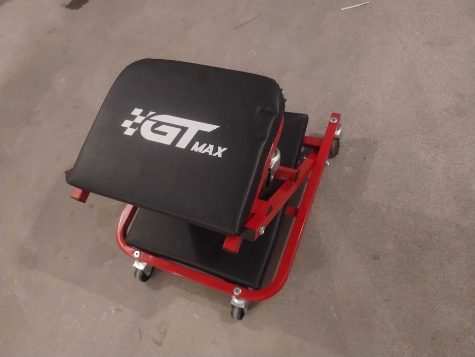 Leżanka warsztatowa 2w1 / taboret na kółkach - GT MAX