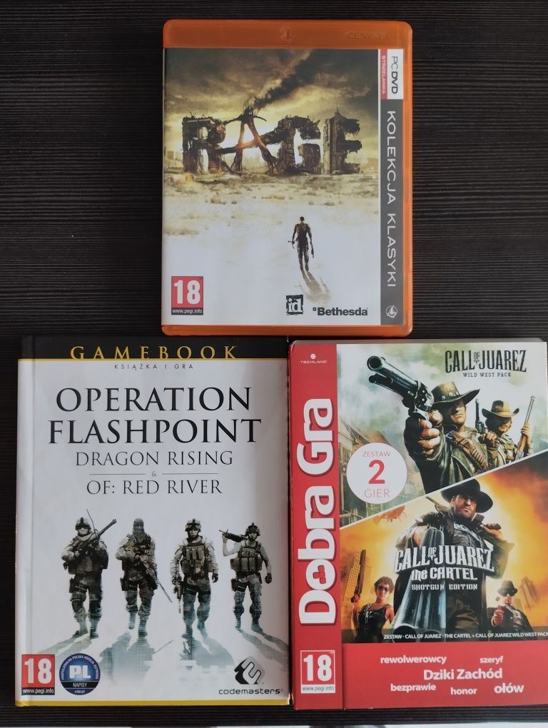 Gry PC Rage, Operation Flashpoint, Call of Juarez