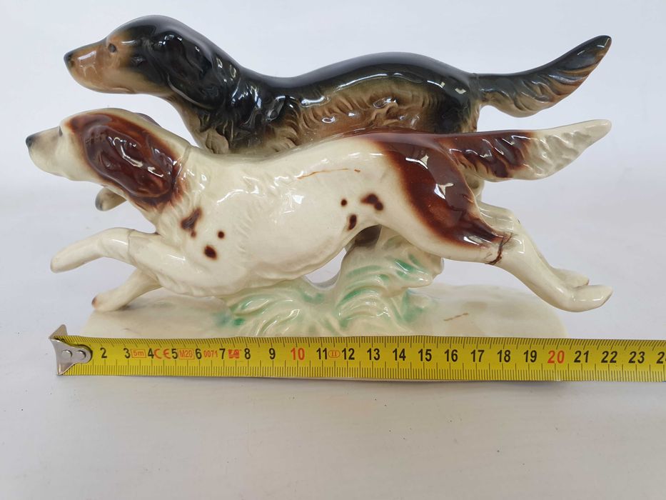 figurka psy gończe porcelanowa mysliwskie