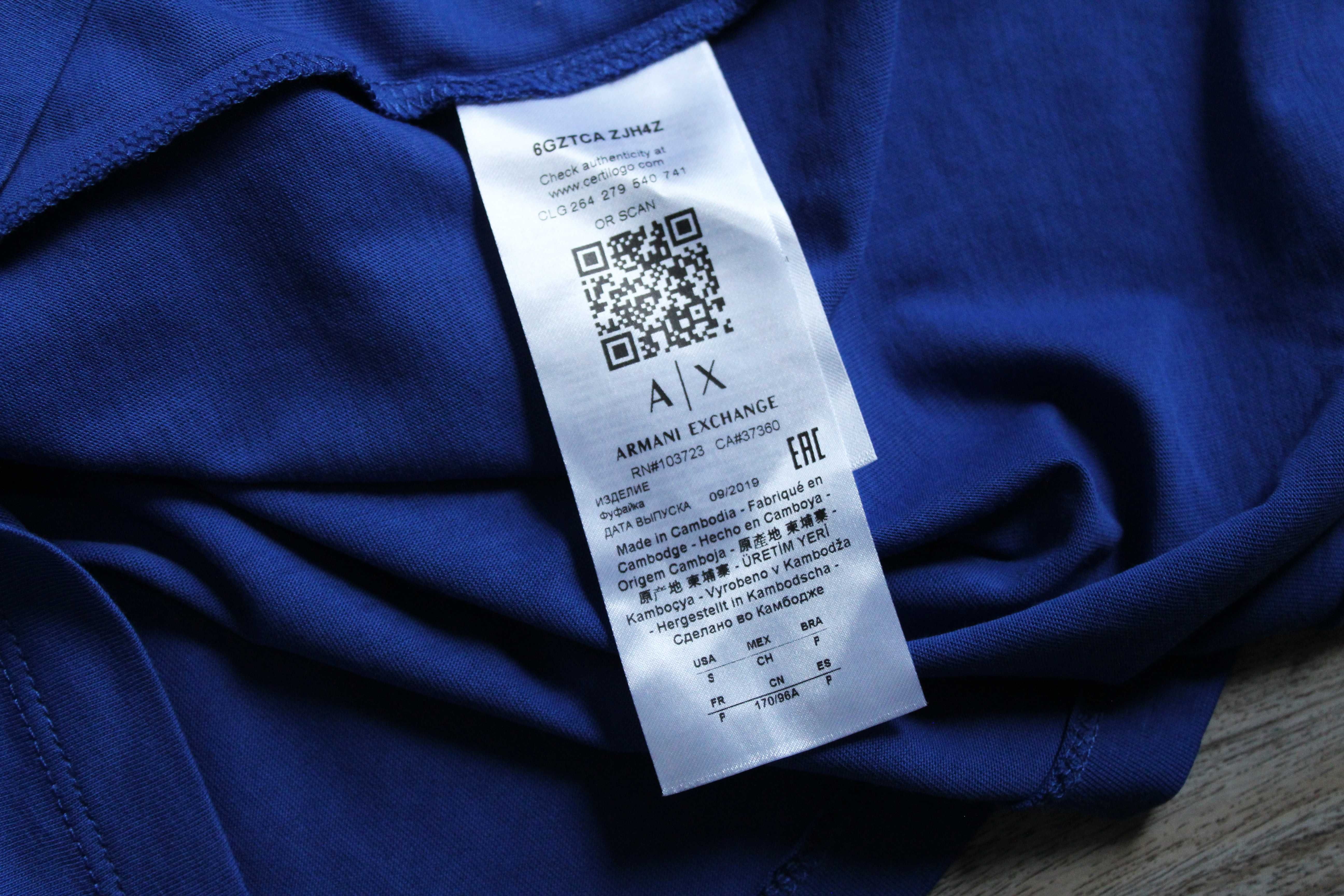 Armiani Exchange 100% Autentyczny t-shirt rozm S jak NOWY