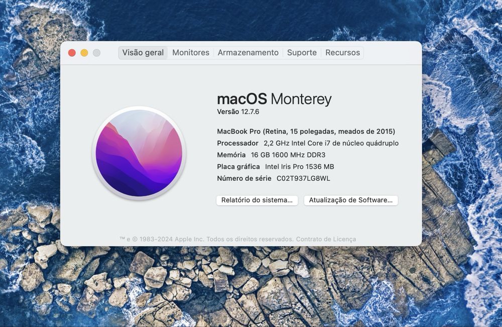 MacBook Pro Retina 15 | "Core i7" 2.2 Quad-Core | 16GB RAM | 1TB SSD
