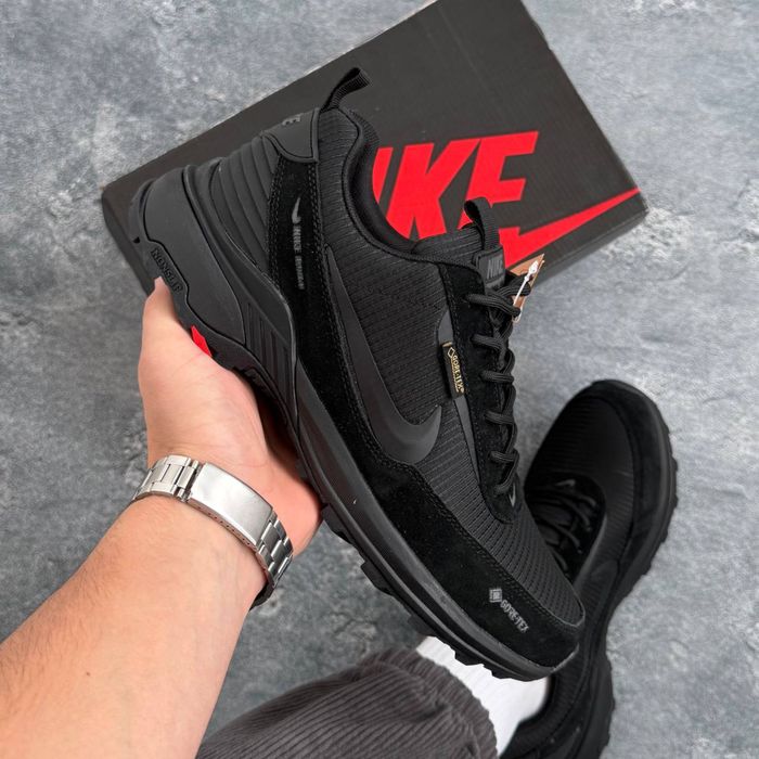 ХІТ! Кросівки Nike Rivah Low Total black gortex 41 42 43 44 45 46