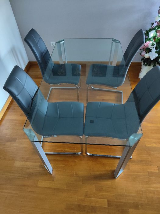 Mesa de jantar vidro
