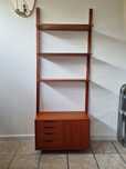 Regał modułowy,wiszący,tekowy,,Veggen De Luxe'',Norwegia, Mid-century