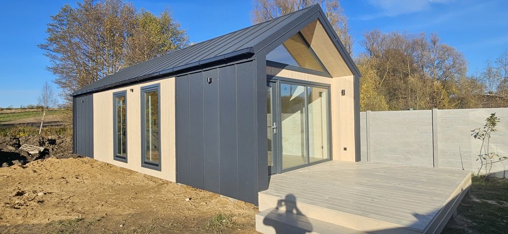 Domek mobilny nowoczesna stodoła, domek szkieletowy , biuro mobilne,