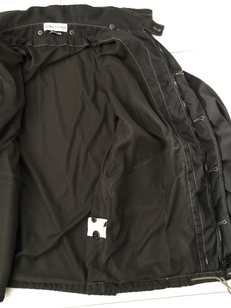 Stone Island poly canvas flight jacket ss’03