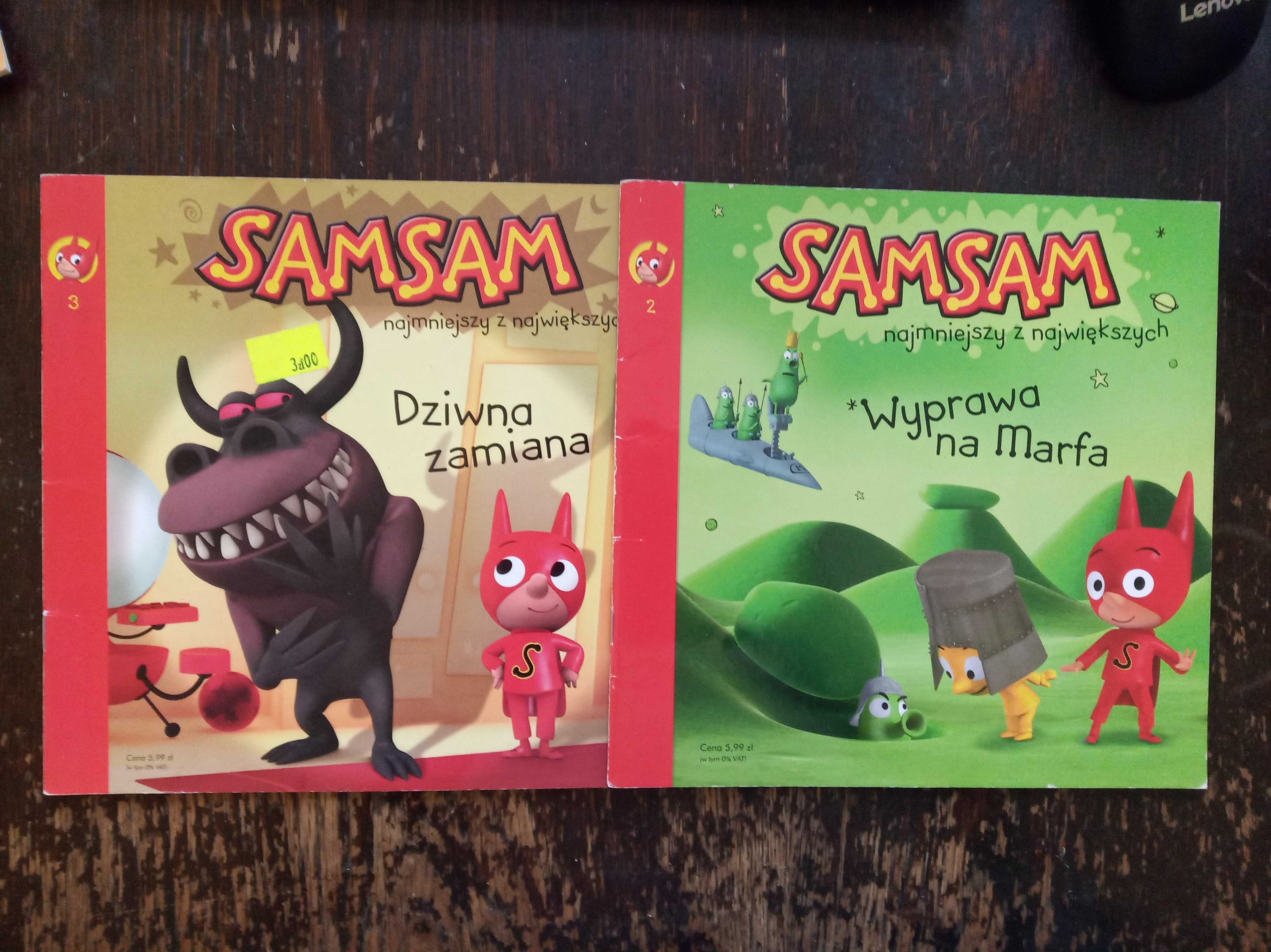 Książeczki z serii SamSam - 2 sztuki