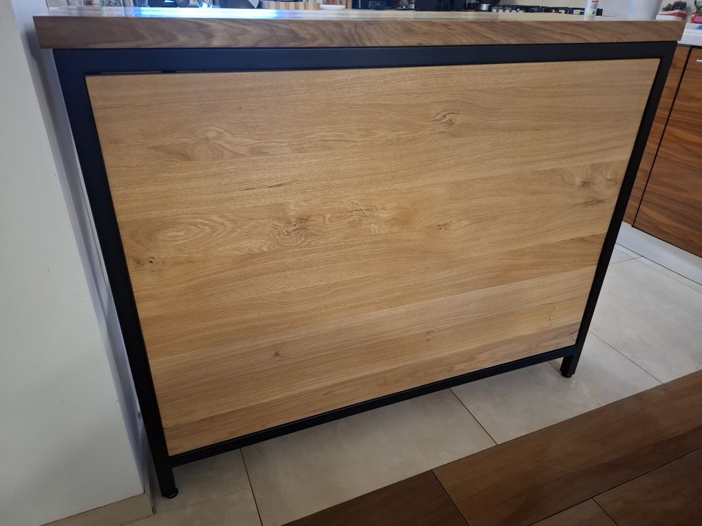 Wyspa kuchenna loft Drzewo DĄB