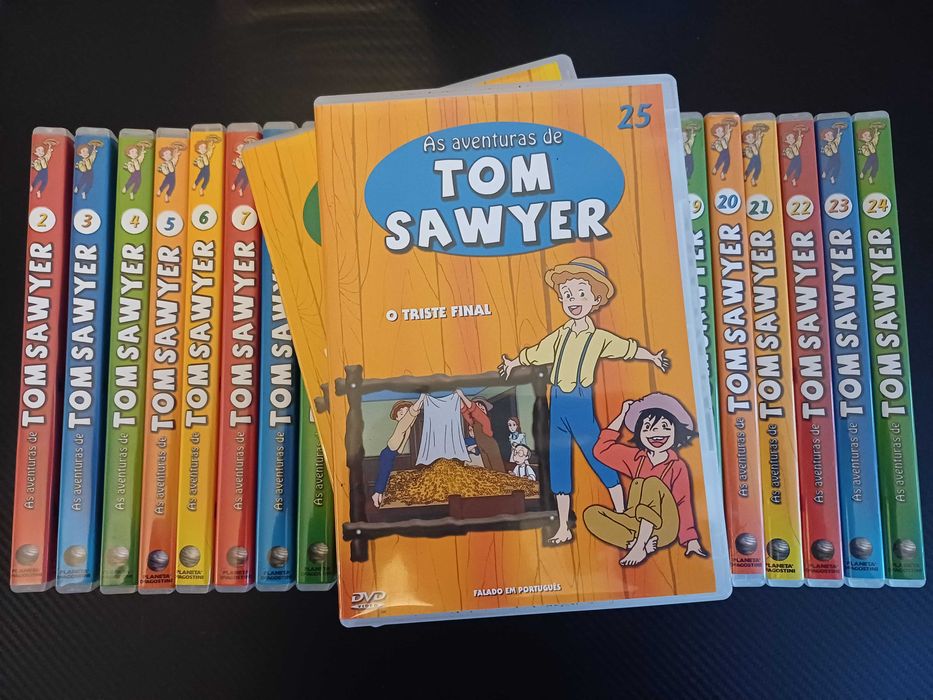 Colecção dvd Tom Sawyer completa