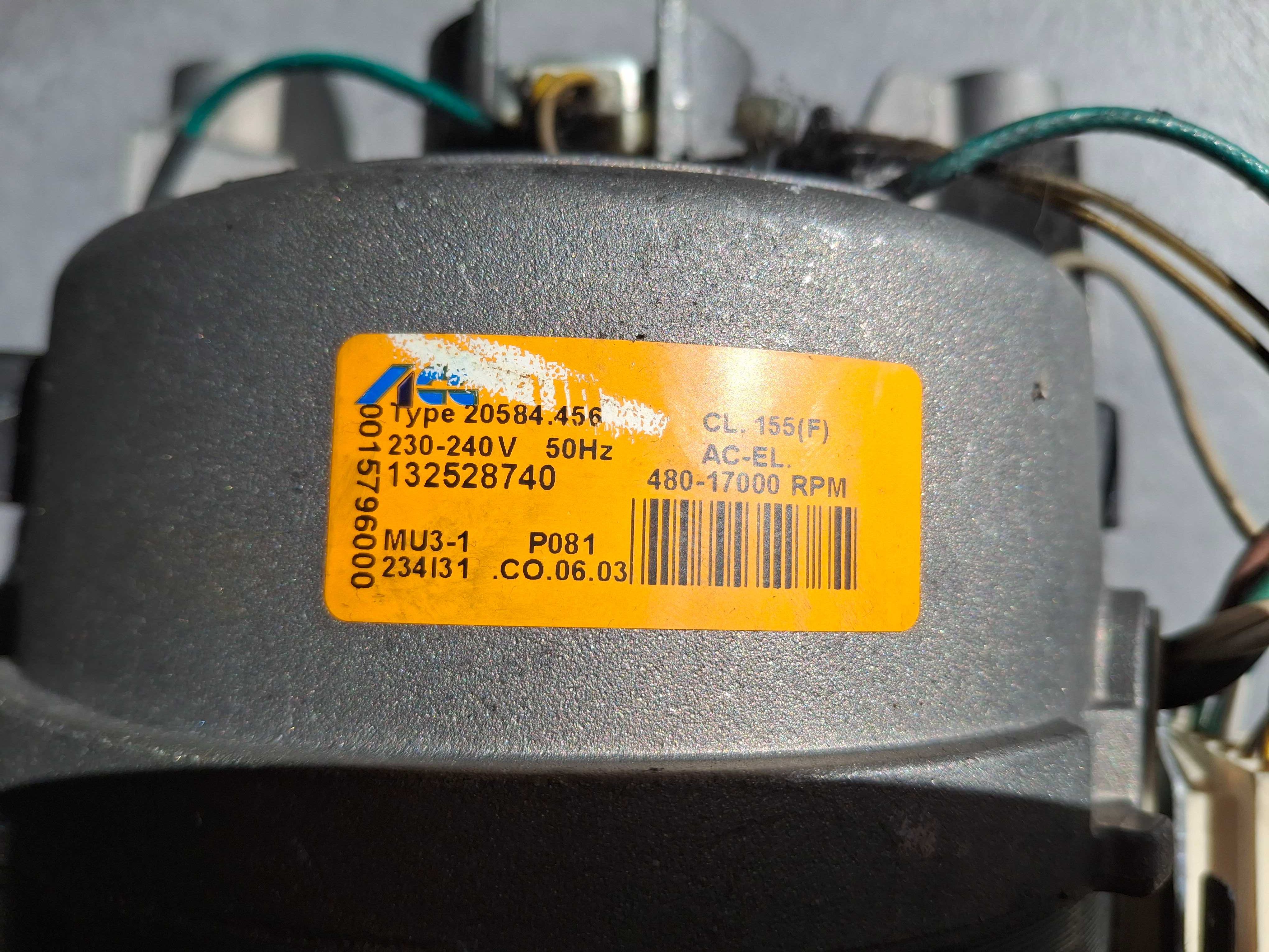 Silnik do pralki Electrolux EWS 126510 W Time Manager