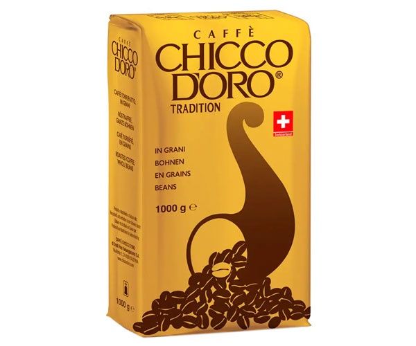 Кава Chicco D'oro Tradition 1 кг – Зернова кава зі Швейцарії