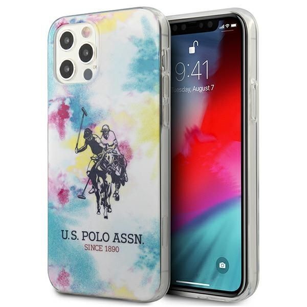 Etui U.S. Polo Tie & Dye do iPhone 12 Pro Max 6,7" Multikolor