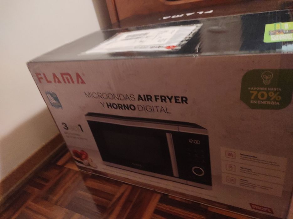 Flama microondas mais Airfryer