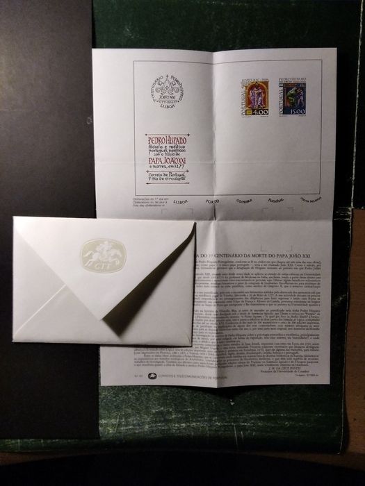 1977 FDC 7° Centenário Da Morte Do Papa João XXI MNH **