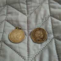 2 moedas de D. Carlos I