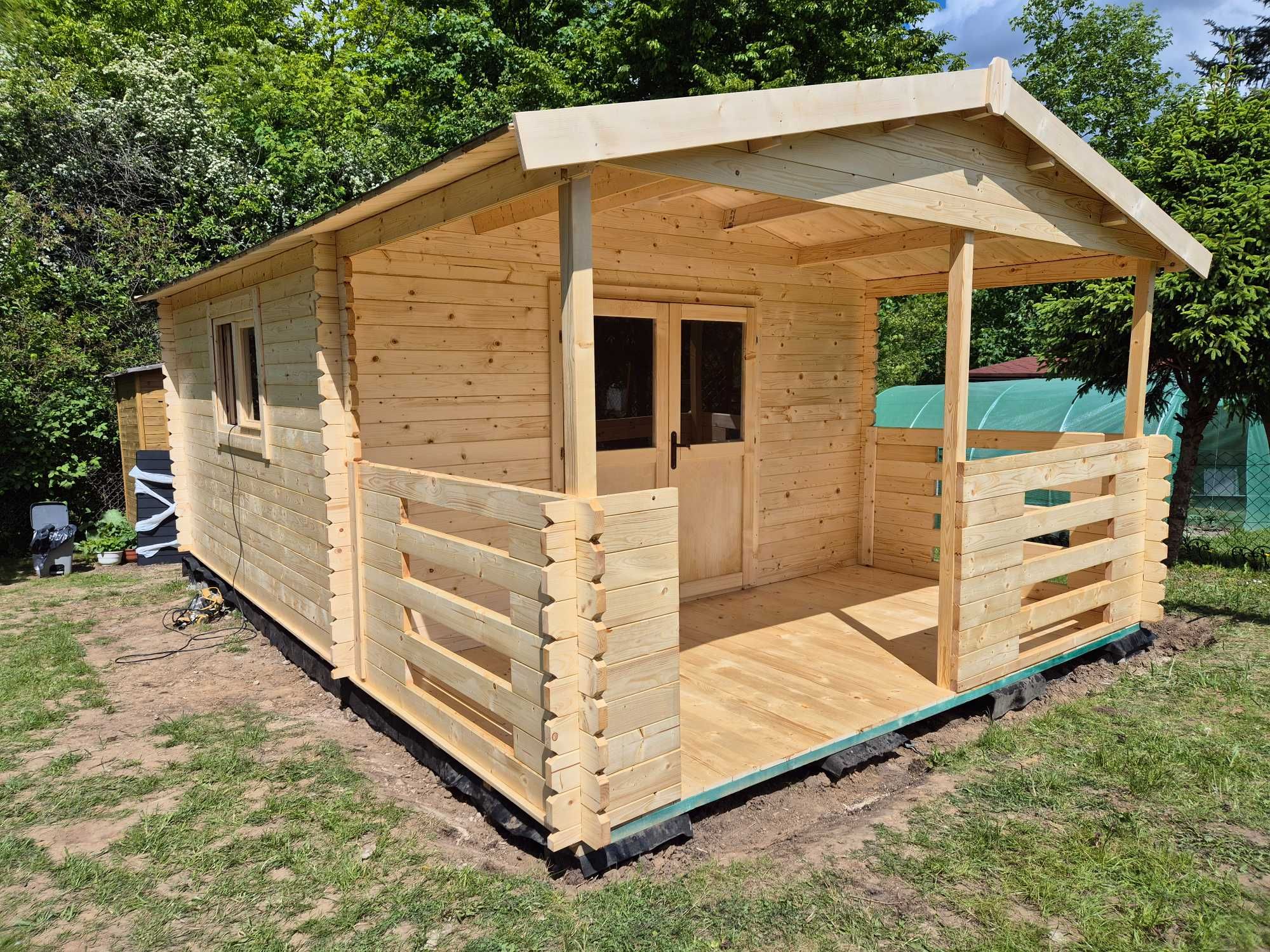 dostępny od ZARAZ domek letniskowy na ROD z TARASEM 6x4*24 m2*BALIK 34