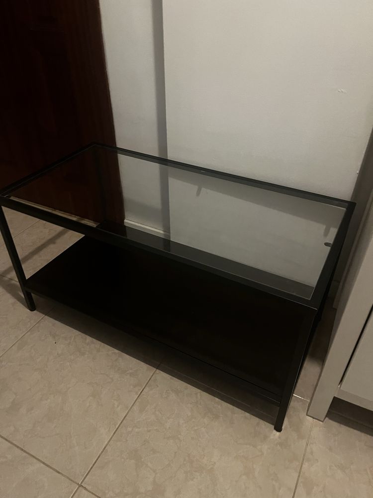 Mesa de centro de vidro ikea