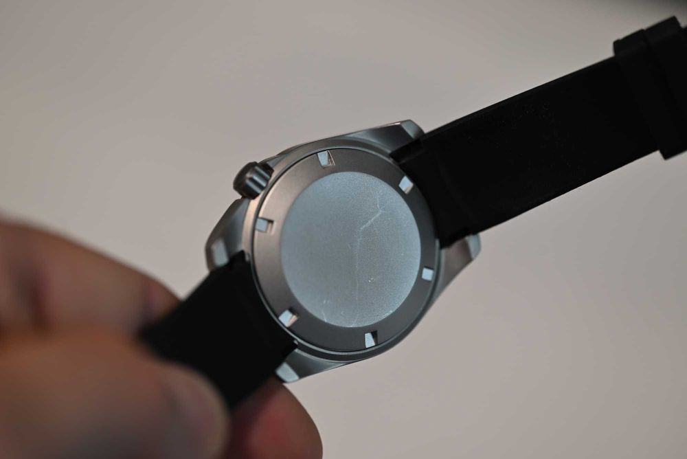 Solidny męski Zegarek automatyczny NH35 – 40 mm - pasek gumowy