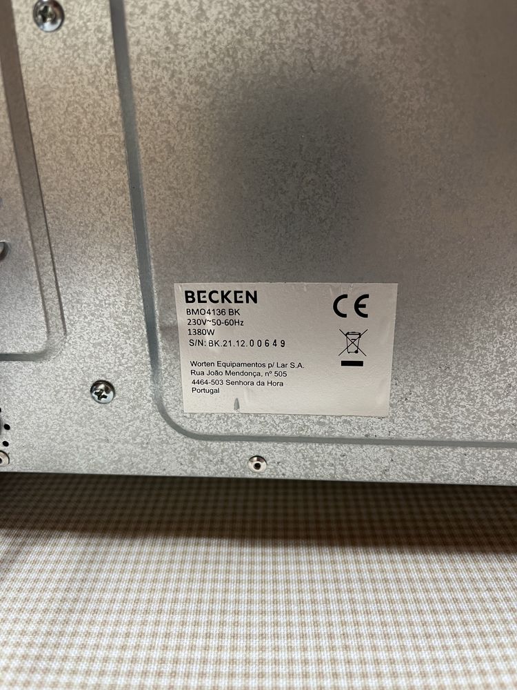Mini forno becken modelo BMO4136BK