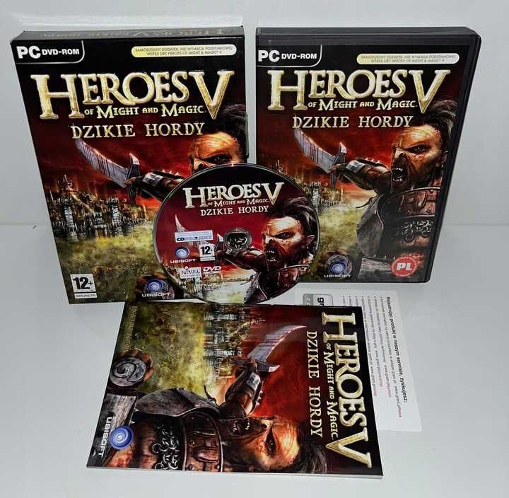 Heroes Of Might Magic V Dzikie Hordy BOX PL