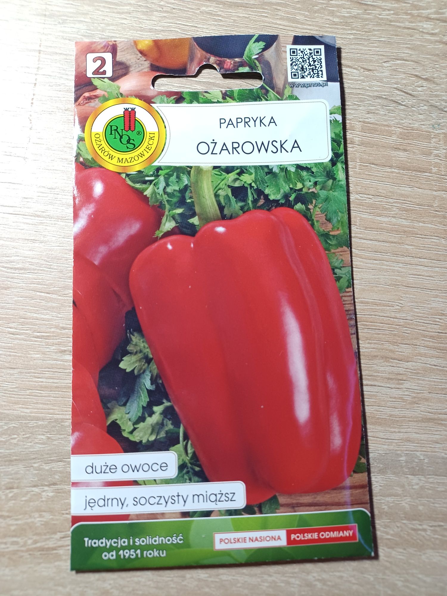 Papryka nasiona Ożarowska PNOS