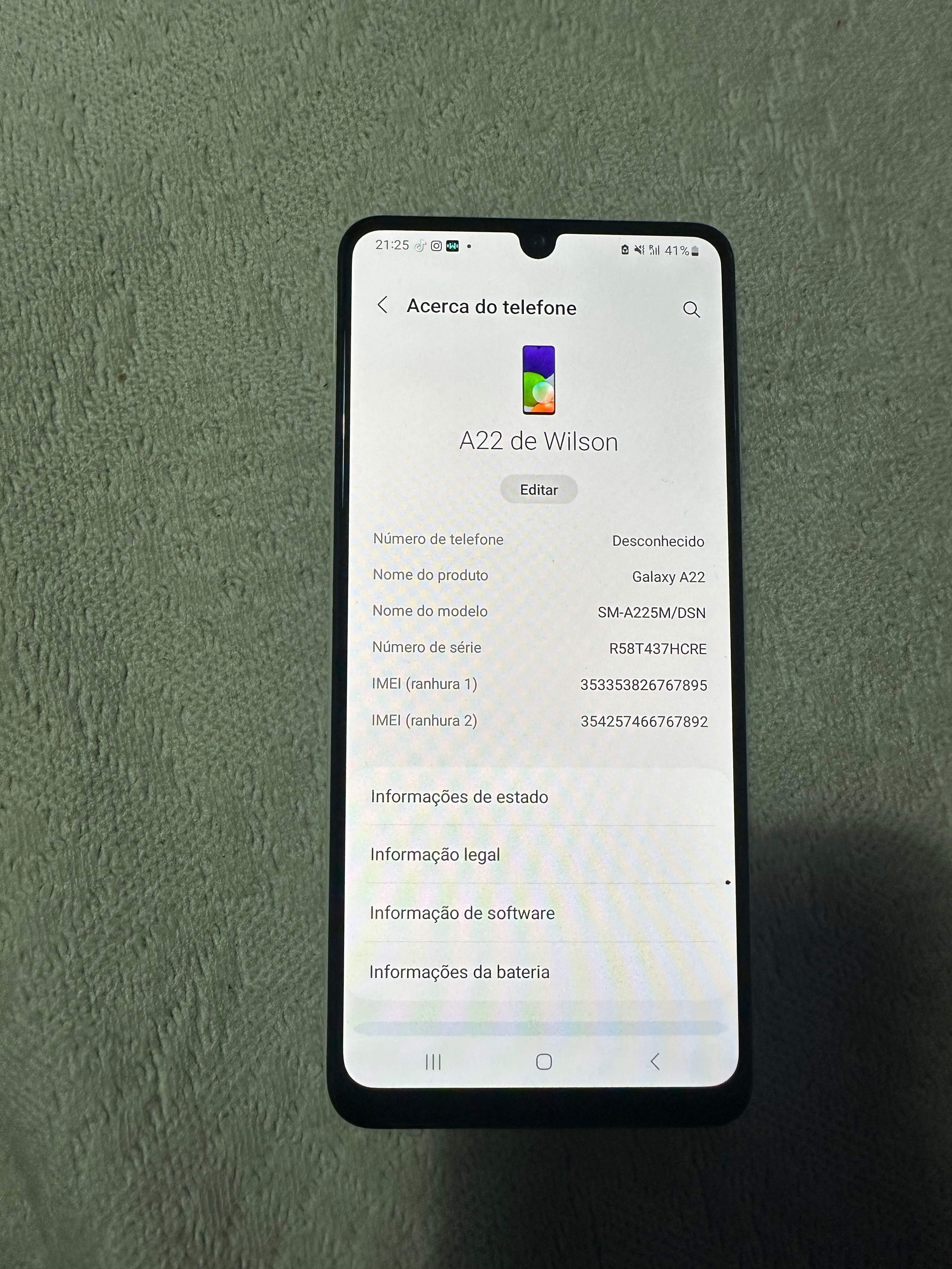 Samsung Galaxy A22 128GB | Excelente estado + Garantia 2 semanas