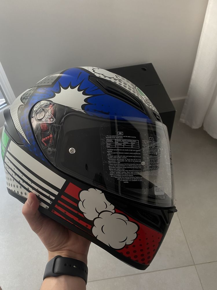 Kask motocyklowy AGV K1S M/S BANG MATT