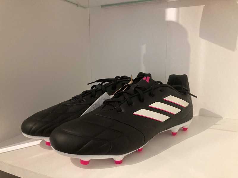 Skórzane Buty piłkarskie Adidas Copa Pure .3 FG Black-Pink Schock