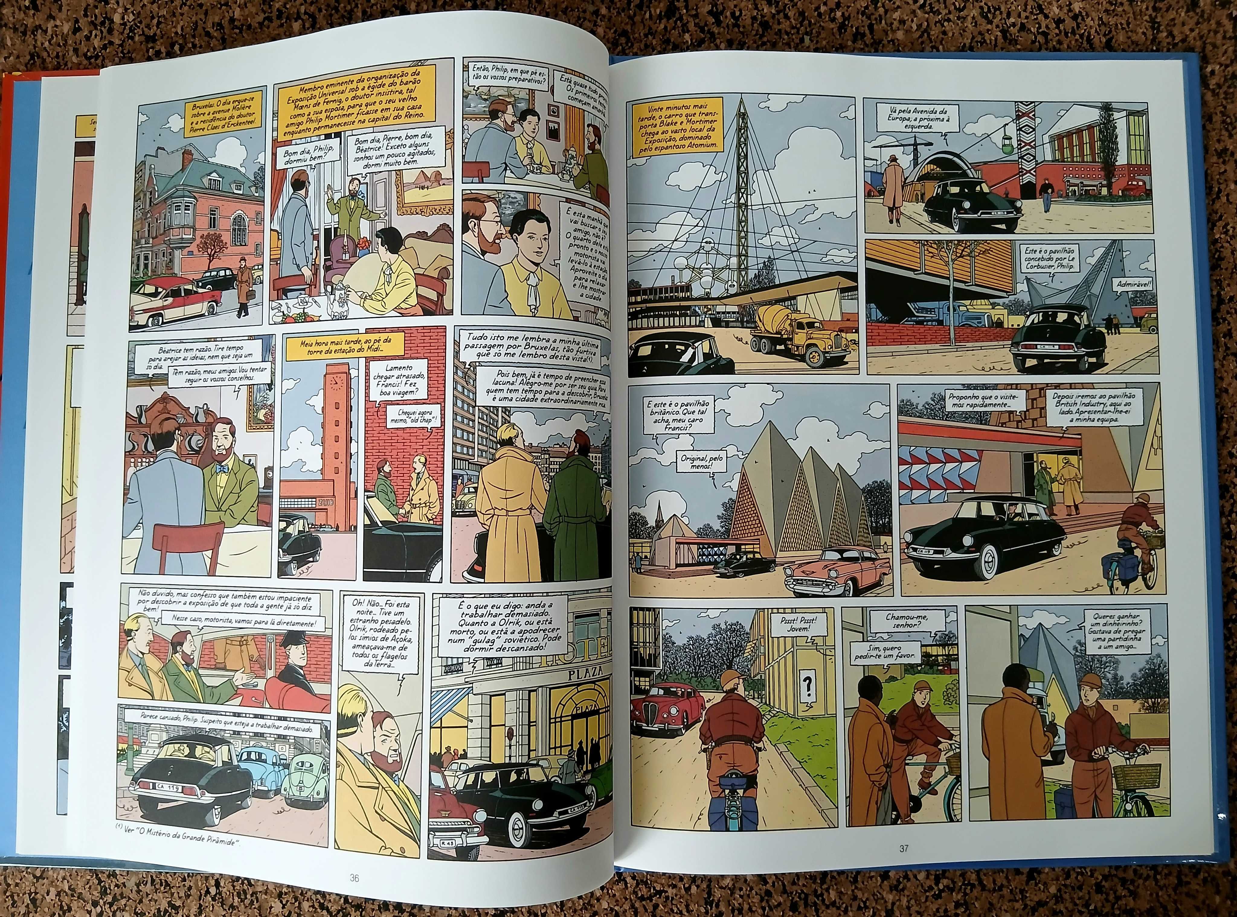 2 BDs - Os Sarcófagos do 6º Continente
(Blake e Mortimer N.º 16 e 17)