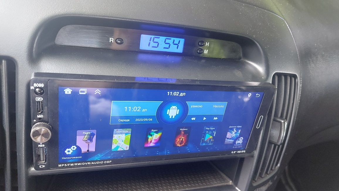 Android  магнітола 1 Din 4/64 GB 6.9" дюйма (1дин) TurboSound 6287
