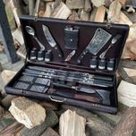 Подарунковий набір шампурів в кейсі 37 предметів НОСОРІГ Gorillas BBQ