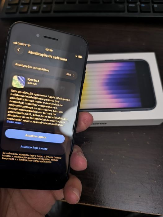 iPhone SE 2022 (3ª Geração) 128GB 5G - Chip A15 e Acessórios Originais