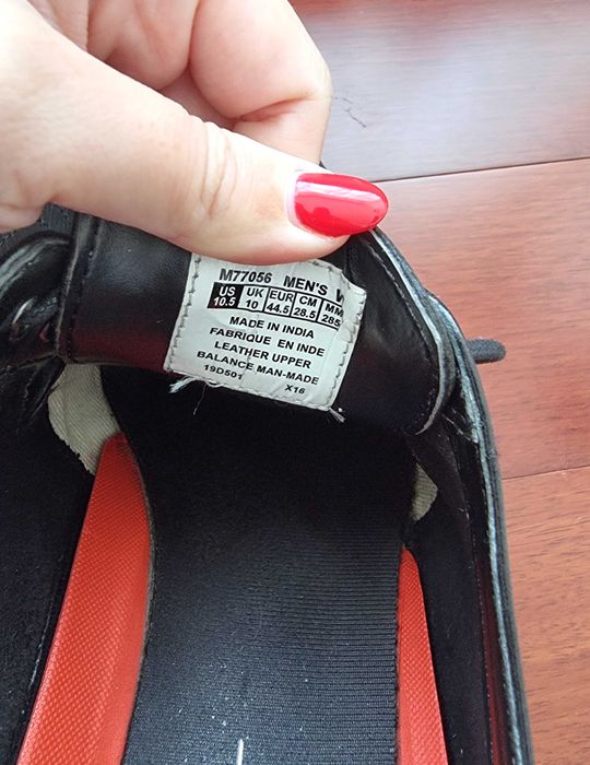 Sapatos pretos Rockport, tamanho 44,5