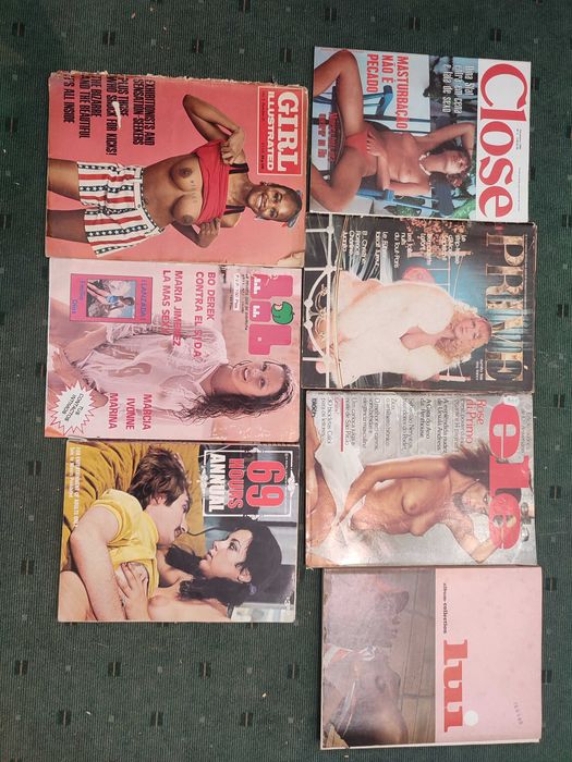 Lote 7 Revistas Eróticas Vintage