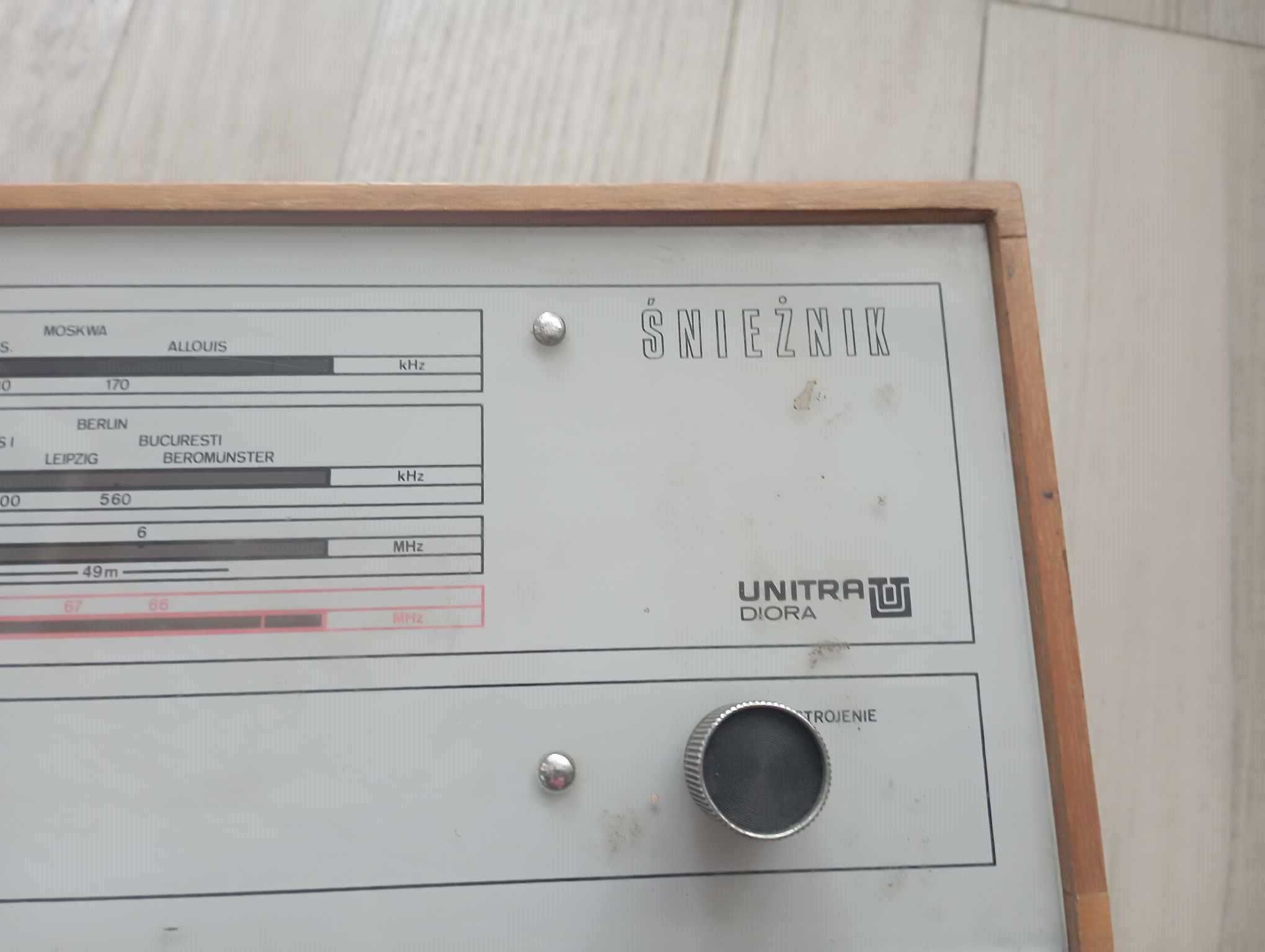 Radio Unitra Diora Śnieżnik DMT-403 unikat
