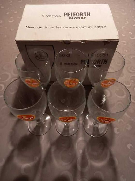 Copos (6) de Pelforth Blonde