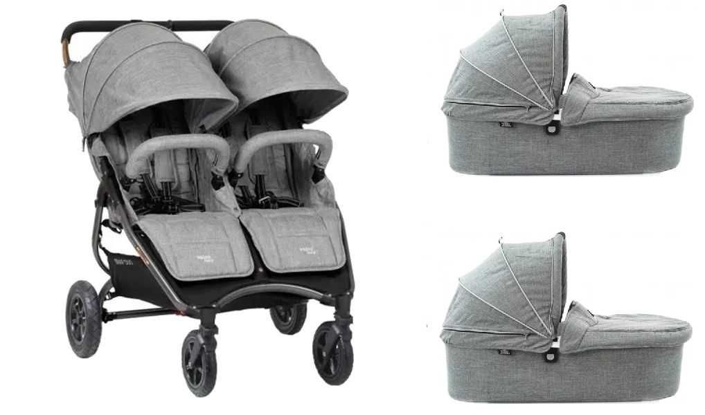 Valco Baby Snap Duo Sport wózek bliźniaczy + 2 x gondola