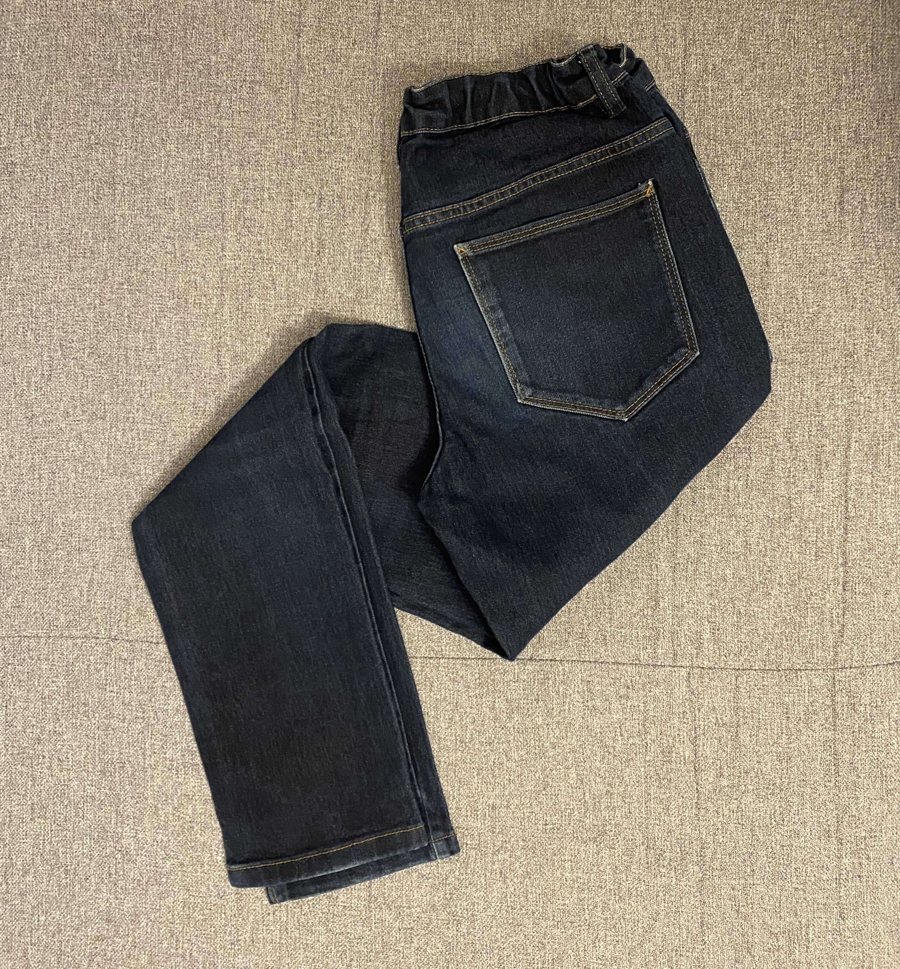 Spodnie dżinsowe C&A rozm. 170 ciemny niebieski dżins
