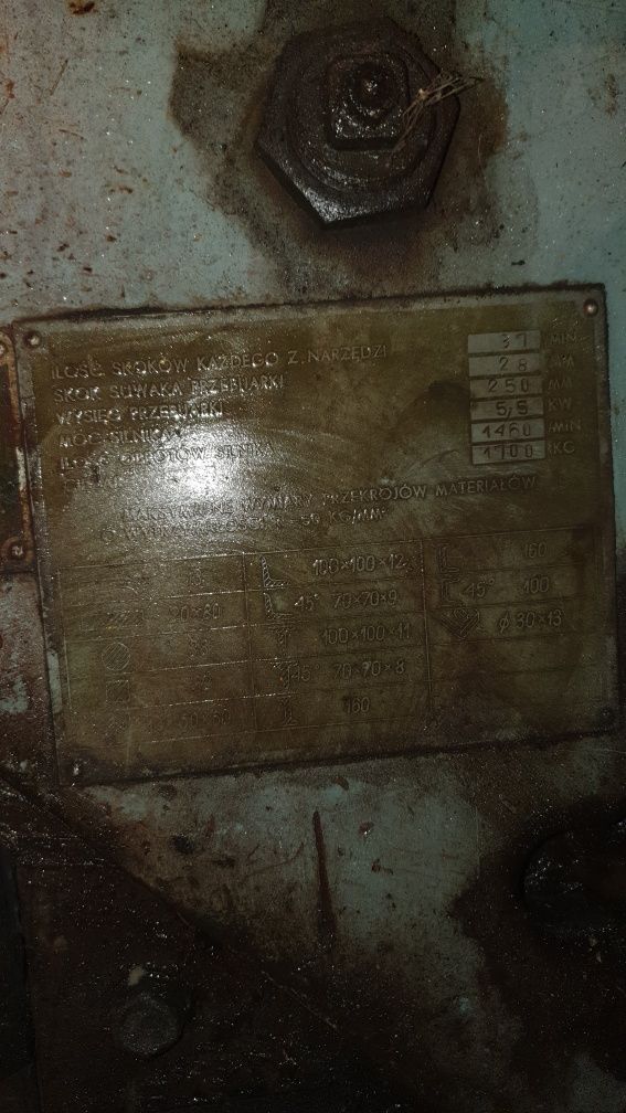 Nożyce gilotynowe NU -13 na części