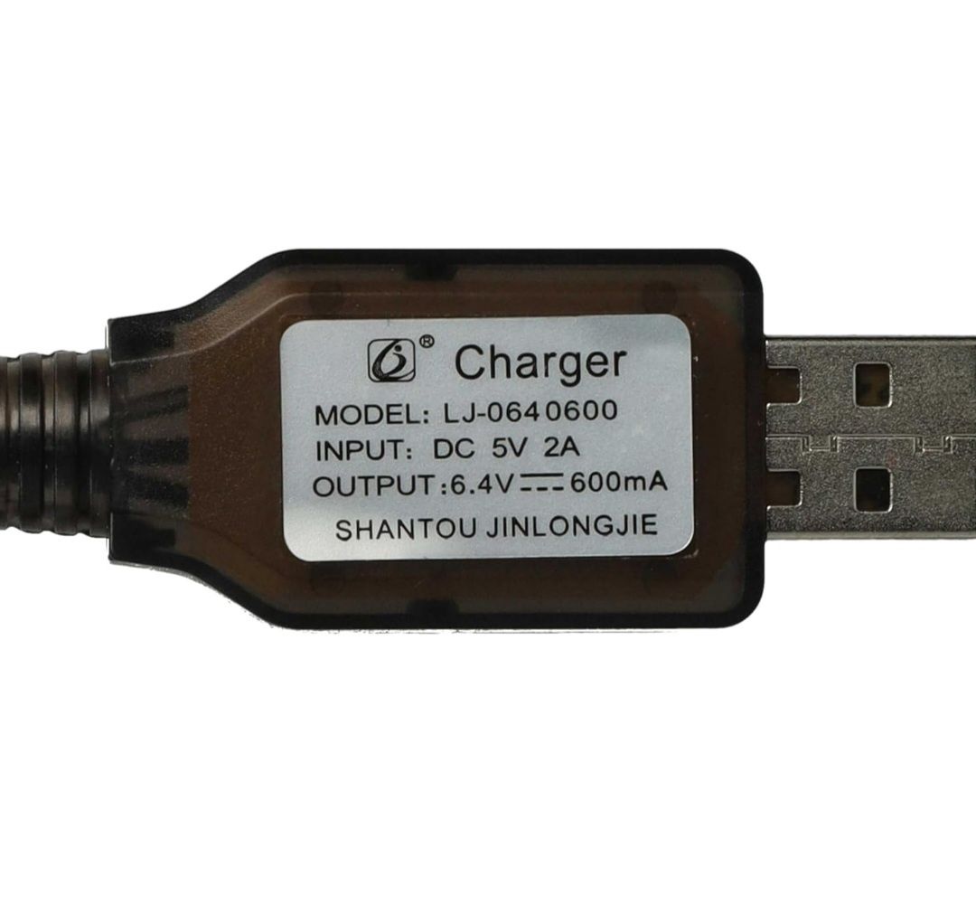 vhbw Kabel do ładowania USB do akumulatorów RC ze złączem SM-3P