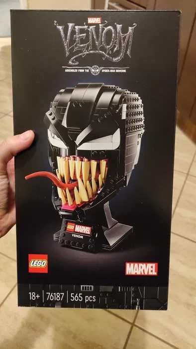 Zestaw LEGO 76187 , głowa Venom , Marvel , nowe