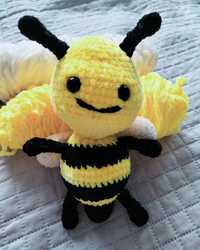 Pszczółka na szydełku. Pszczoła pluszak przytulanka maskotka zabawka
