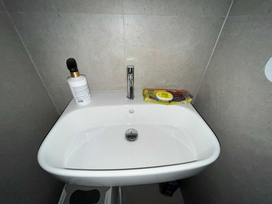 Lavatório Sanitana BE YOU + Válvula + Sifão + Torneira HAPA