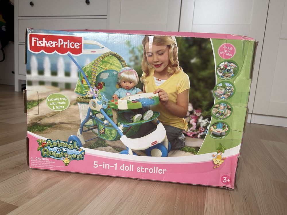 wózek dla lalek fisher-price