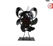 Wholede stove fan камінний вентилятор, пічний вентилятор без електрики