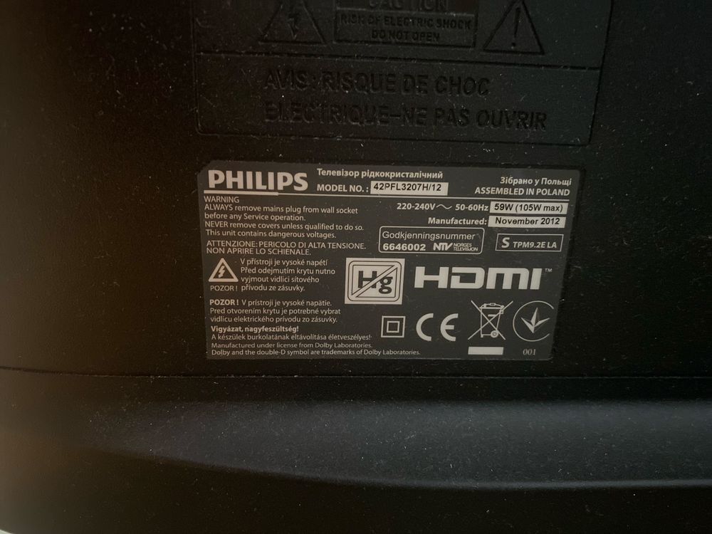 Telewizor philips 42 cale