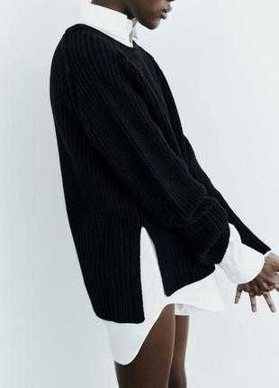 Чорний светр Zara S